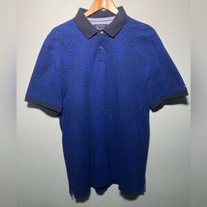 Tommy Hilfiger golf polo AOP tattoo, print shirt men’s XL